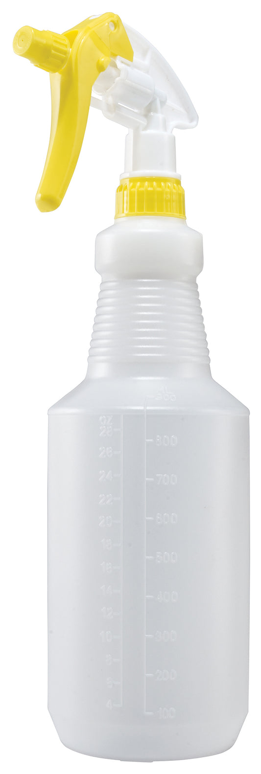 Winco PSR-9Y 28 oz. Yellow Plastic Spray Bottle