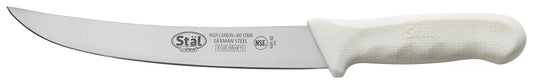 Winco KWP-82 8" White Polypropylene Handle Breaking Knife