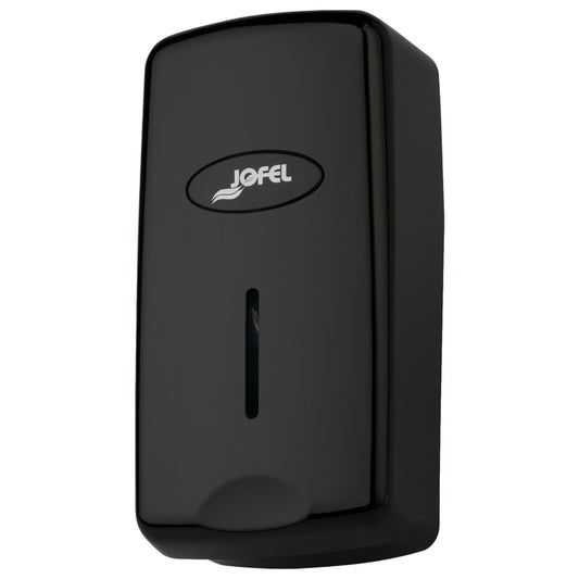 Carlisle S1000BK 1L Black Manual Plastic Wall Mounted Jofel Valor Liquid/Lotion Refillable Soap Dispenser
