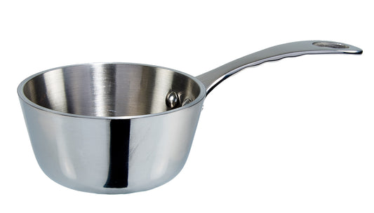 Winco DCSC-3S 5 oz. 3" Stainless Steel Mini Saucier