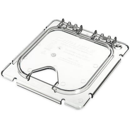 Carlisle CM10319Z07 1/6 Size Clear Coldmaster EZ Access Lid with Notch