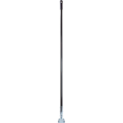 Carlisle 362113EC03 60" Black Fiberglass Dust Mop Handle with Clip-On Connector