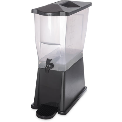 Carlisle 1085603 3.5 Gallon Black TrimLine Economy Beverage Dispenser
