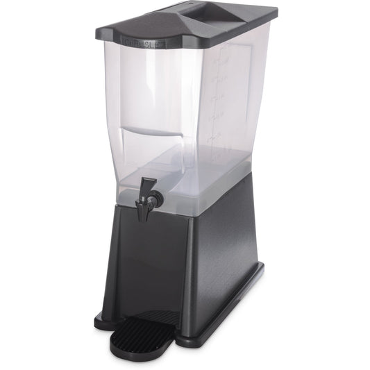 Carlisle 1085603 3.5 Gallon Black TrimLine Economy Beverage Dispenser