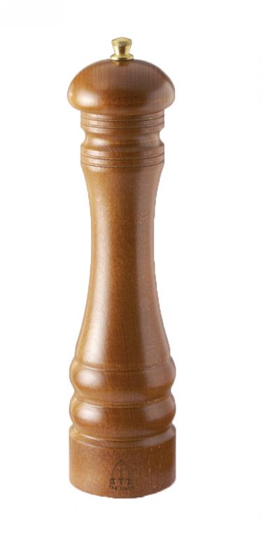 Omcan 43709 26-cm Classic Collection - Pepper Mill Traditional Dark Italian Beech Wood