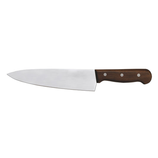 Omcan 17634 8-inch Medium Cook Knife with Rosewood Handle