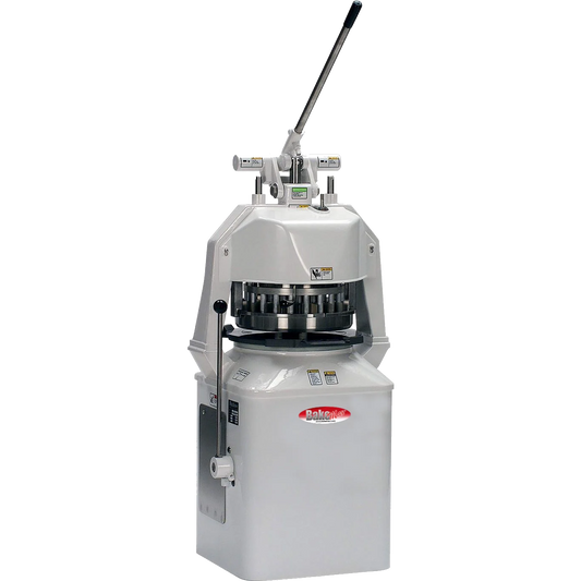 BakeMax BMJN009 Floor Model Semi-Automatic Heavy Duty 9 Division Dough Divider Rounder