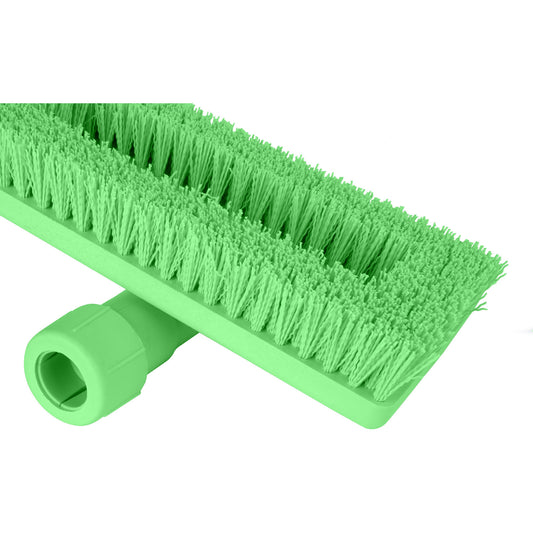 Carlisle 3638831EC75 8" Lime Color Code Swivel Scrub Brush