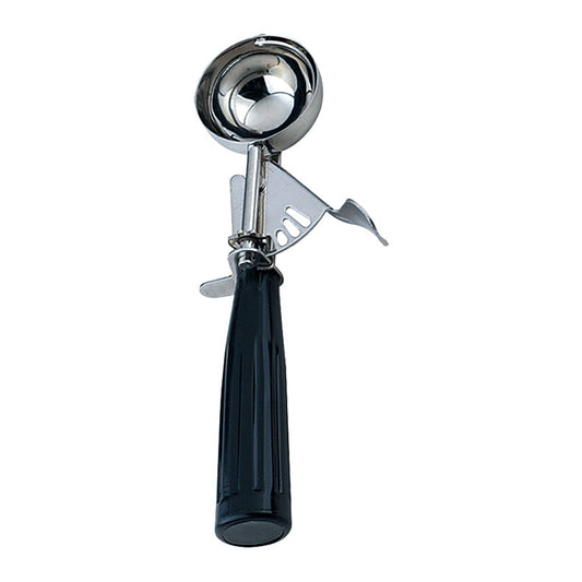 Omcan 34847 1 1/4 oz Ice Cream Disher with Black Plastic Handle (Size 30)