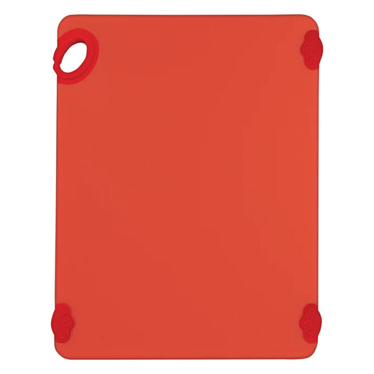 Winco CBK-1520RD 15" x 20" x 1/2" Red Cutting Board with Hook