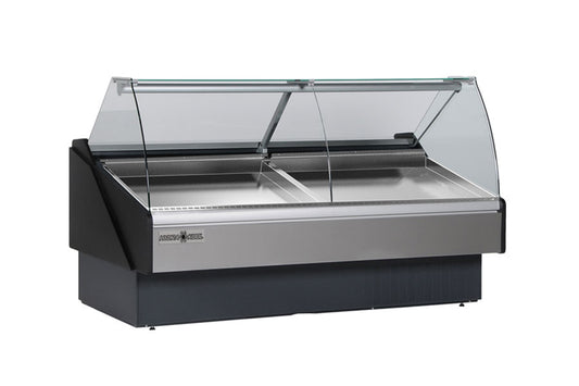 Hydra-Kool KFM-SC-120-S 117" Curved Glass Seafood Case