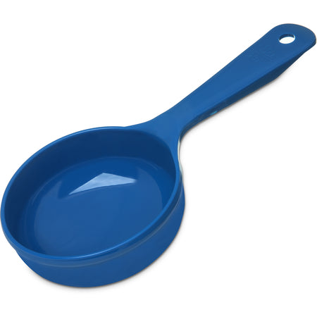 Carlisle 493114 8 oz Blue Acetal Measure Miser Solid Short Handle