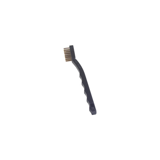 Carlisle 4127000 7" Black Flo-Pac Utility Brush with Brass Bristles