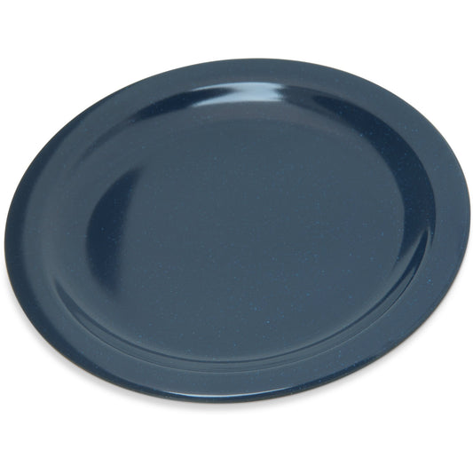 Carlisle 4350335 7.25" Café Blue Dallas Ware Melamine Salad Plate