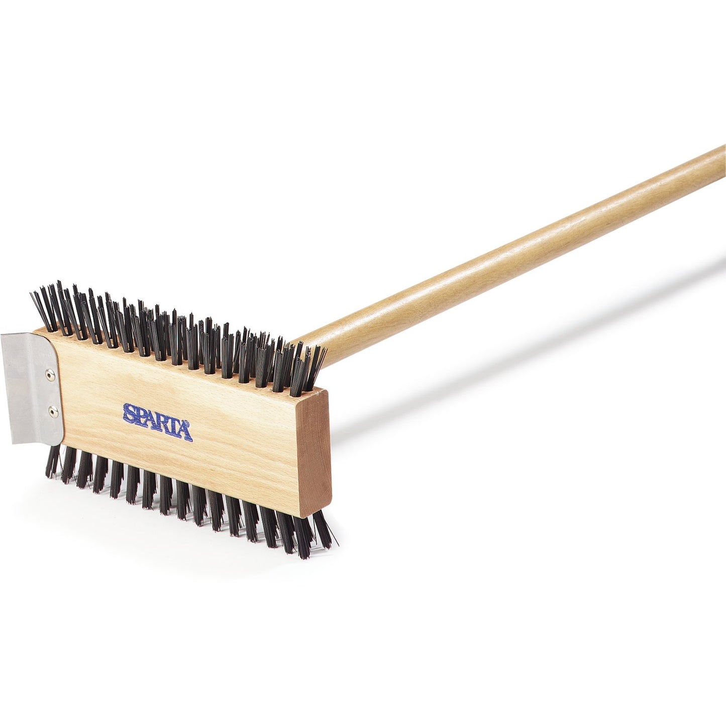 Carlisle 4002600 30.5" Sparta Broiler Master Grill Brush & Scraper with Handle