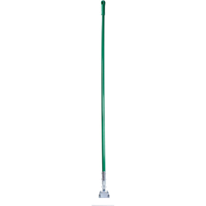 Carlisle 362113EC09 60" Green Fiberglass Dust Mop Handle with Clip-On Connector