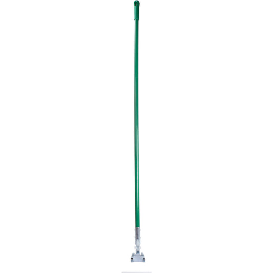 Carlisle 362113EC09 60" Green Fiberglass Dust Mop Handle with Clip-On Connector