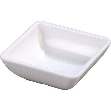 Carlisle 86002 2 oz White Square Melamine Ramekin