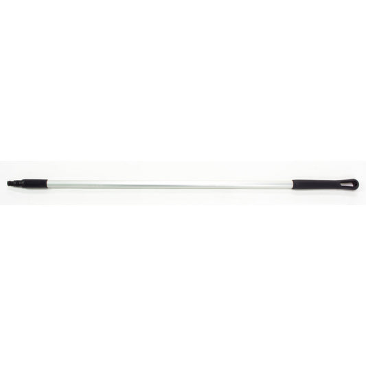 Carlisle 40216EC03 48" Black Natural Aluminum Handle with Color-Coded Tip and Hang Up Cap