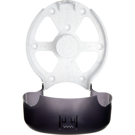 San Jamar R2000TBK 9" Black Pearl Single Plastic Classic Jumbo Bath Tissue Dispenser, 3.25" core