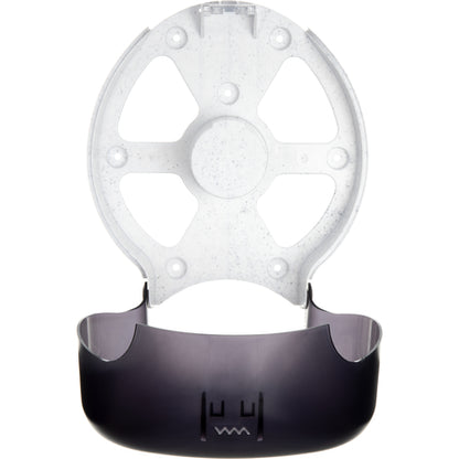 San Jamar R2000TBK 9" Black Pearl Single Plastic Classic Jumbo Bath Tissue Dispenser, 3.25" core