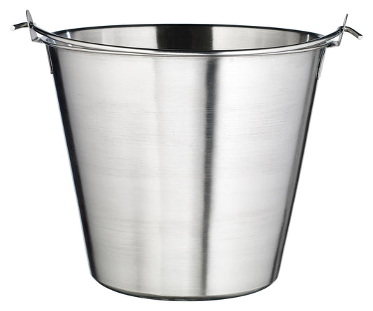 Winco UP-13 13 Qt. Stainless Steel Utility Pail