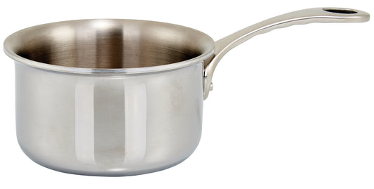 Winco DCSP-3S 11 oz. Stainless Steel Mini 3.5" Sauce Pan
