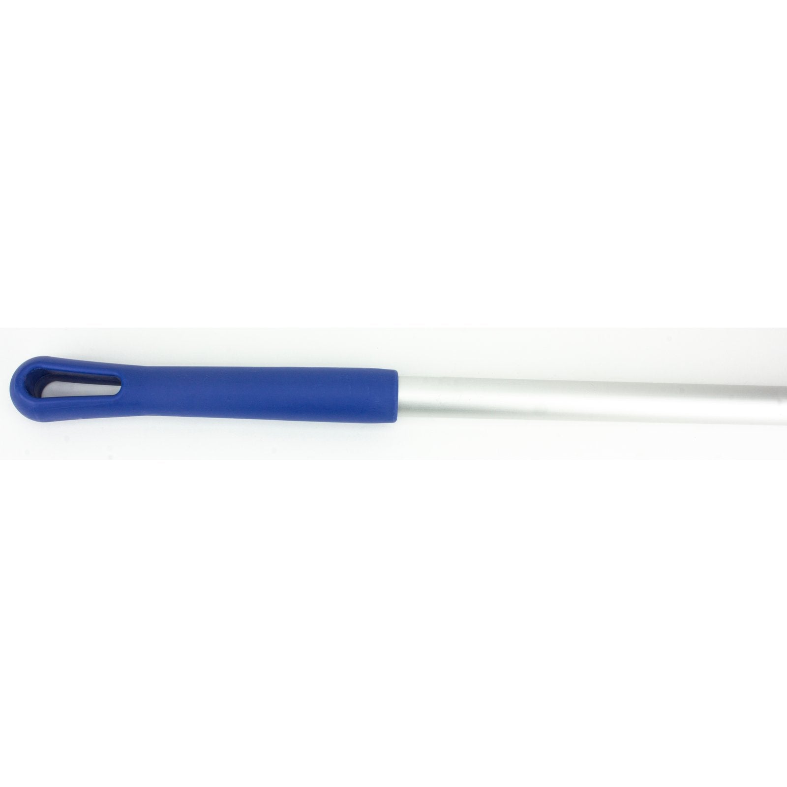 Carlisle 40226EC14 60" Blue Natural Aluminum Handle with Color-Coded Tip and Hang Up Cap