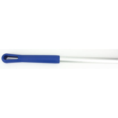 Carlisle 40226EC14 60" Blue Natural Aluminum Handle with Color-Coded Tip and Hang Up Cap