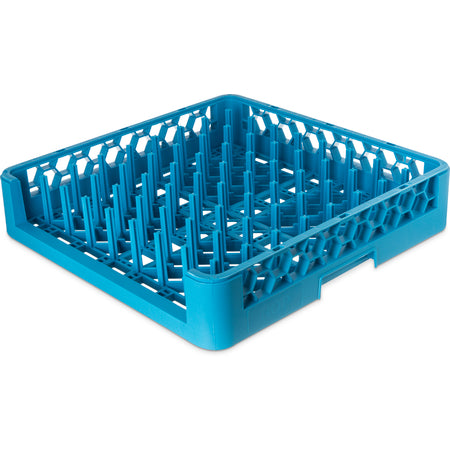Carlisle ROP14 Carlisle Blue Polypropylene OptiClean Open-End All-Purpose Peg Dish Rack 3" Pegs