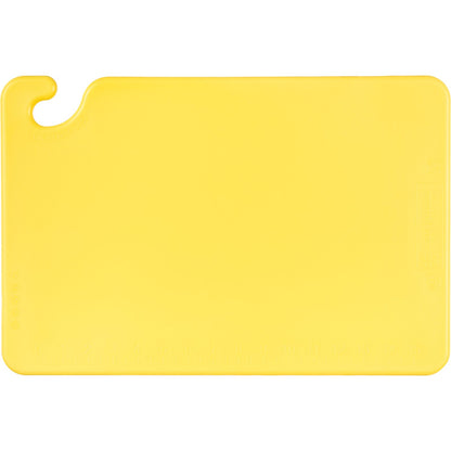 San Jamar CB1218QS 12" x 18" x 0.5" Cut-N-Carry Cutting Board