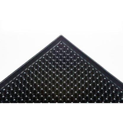Carlisle 1060103 12" x 18" Black Service Mat