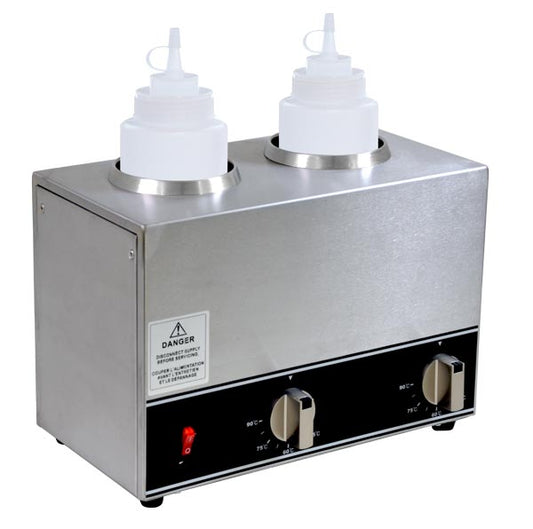 Omcan 44178 Double Bottle Sauce Warmer