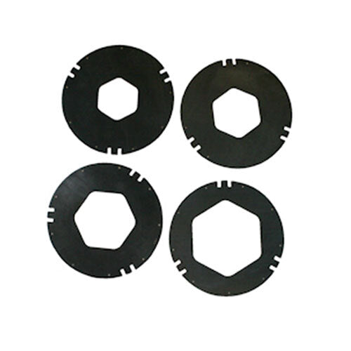 San Jamar XC2426BK Small/Medium/Large/Extra Large Black Replacement Gasket for C2410