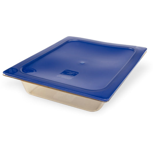 Carlisle 10420B13 1/2 Size Amber High Heat Plastic StorPlus Food Pan, 2.5" Deep