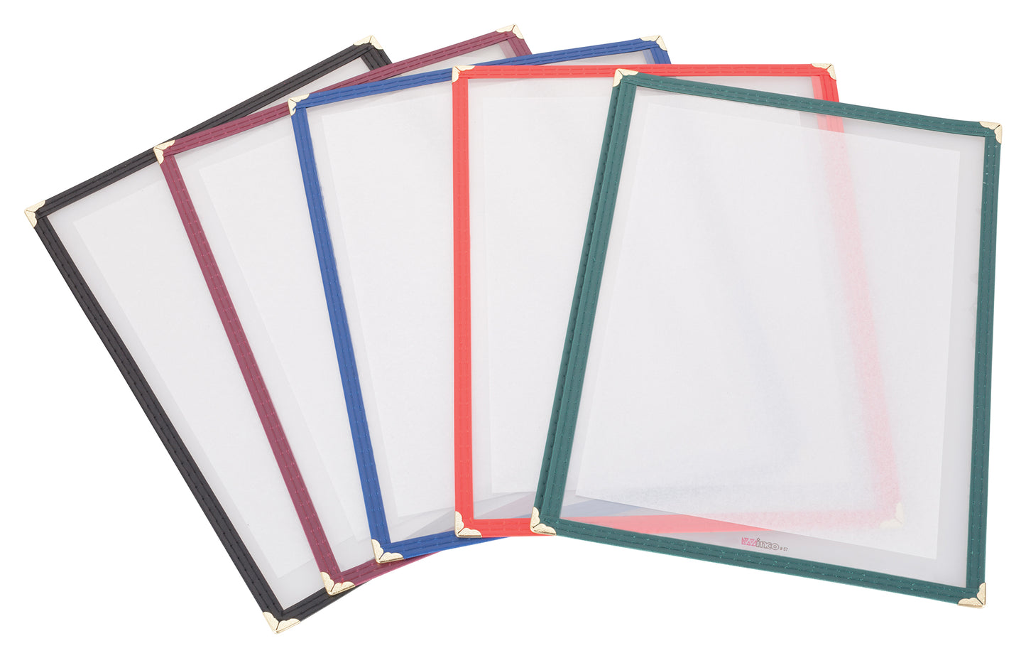 Winco PMC-9R Red Single Menu Cover