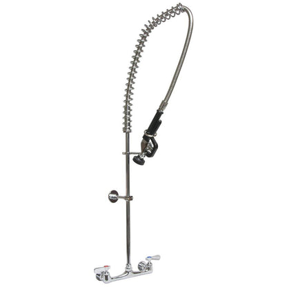BK Resources BKF-VSMPR-WB-G 8" O.C. Workforce C/C Splash Mount PreRinse w/ Add-A-Faucet