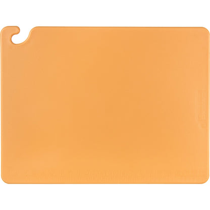 San Jamar CB182412BR 18" x 24" x 0.5" Brown Cut-N-Carry Cutting Board