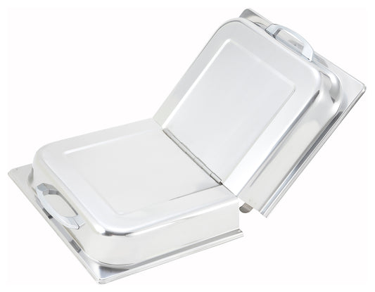 Winco C-HDC Full-size Stainless Steel Dome Cover, Hinged Opening