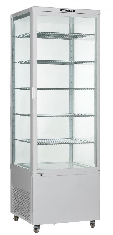 Omcan 34874 17.65 cu.ft. / 500L 26" Refrigerated Floor Display Showcase