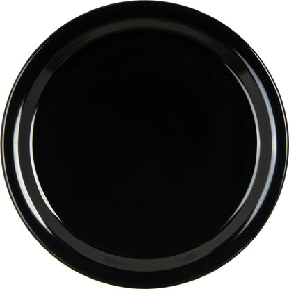 Carlisle KL20003 9" Black Kingline Melamine Dinner Plate