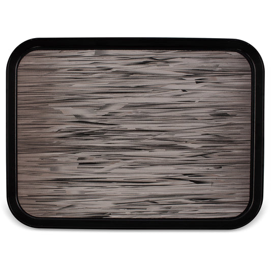 Carlisle DXSMC1520NSQ44 15" x 20" Graphite Grey Glasteel Quarry Non-Skid Tray