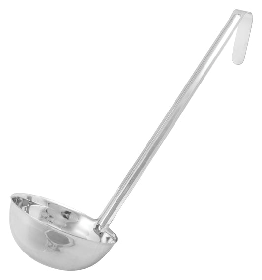Winco LDIN-12 12 oz. Stainless Steel Ladle