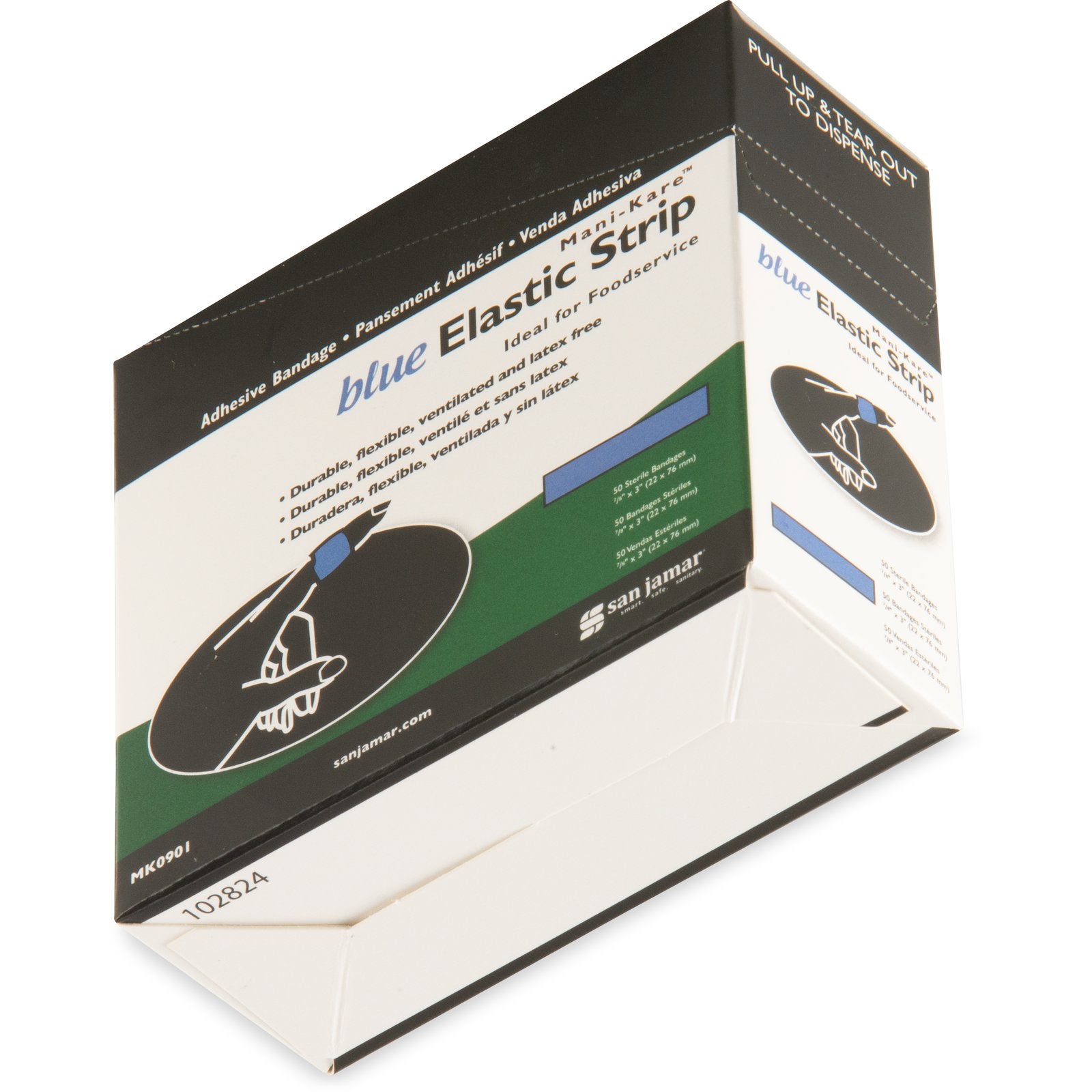 Carlisle MK0901 Blue Polyester Mani-Kare Bandages - Strips