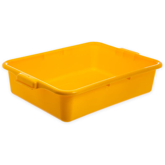 Carlisle N4401004 20" x 15" x 5" Yellow Comfort Curve Tote Box