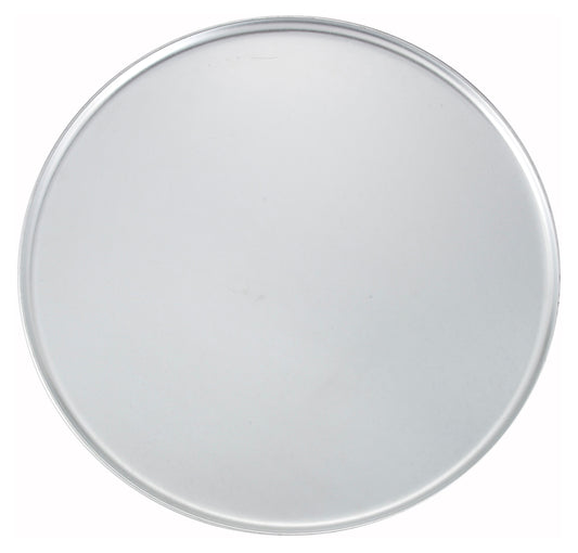 Winco APZC-18 18" Aluminum Coupe Style Pizza Tray