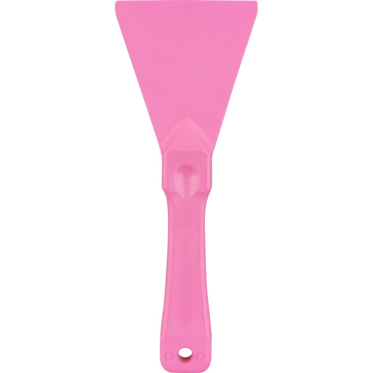 Carlisle 40230EC26 3" Bright Pink Plastic Handheld Scraper