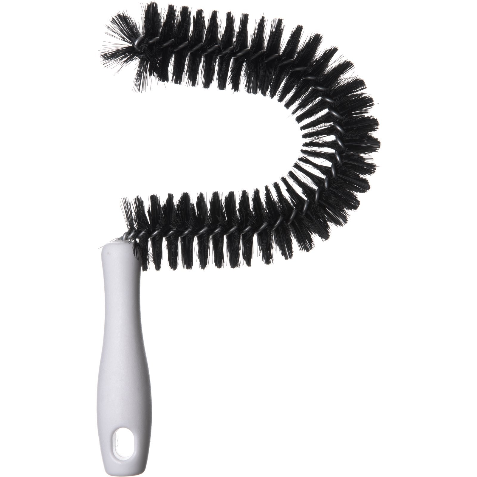 Carlisle 4015300 10" Black Sparta Curved Coffee Maker Brush with Soft Polyester Bristles