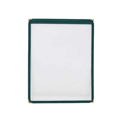 Omcan 39791 9 1/2" x 11 3/4" Green Single Menu Holder