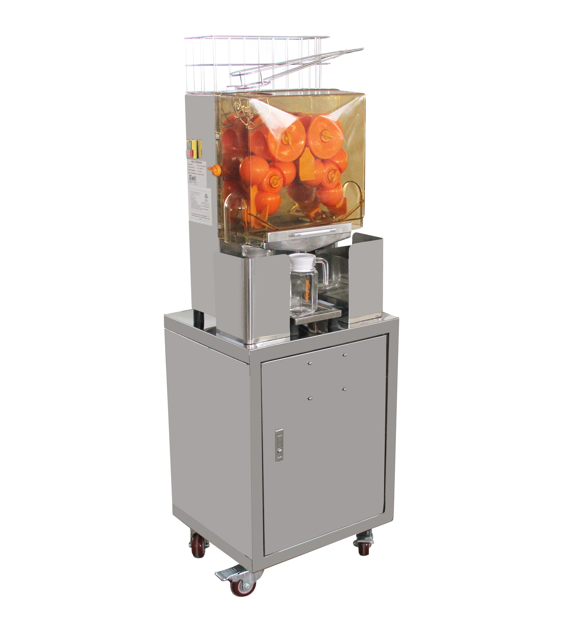 Omcan 44289 Stainless Steel Stand for item 44228 Stainless Steel Orange Juice Extractor